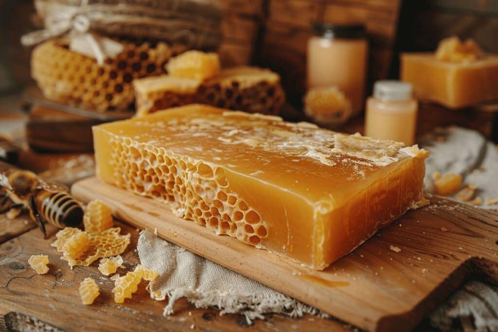 Cire d'abeille : utilisations multiples pour emballages alimentaires, cosmétiques et ruches
